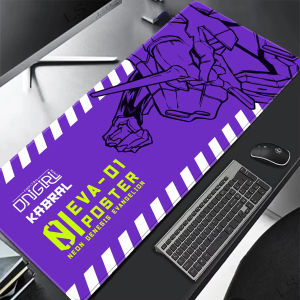 Bandai | Evangelion Mouse Pad HD Large Gaming Mousepad Anime EVA Extended Desk Mat Computer Keyboard Pad for Office Laptop Otaku Gift
