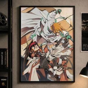 BILIBILI | G-Guilty Gear Anime Nghệ Thuật Treo Tường Poster Chống Thấm Nước Dính Chắc Phong Cách Hiện Đại In Canvas Cho Phòng Ngủ Phòng Khách Hành Lang Thanh Trang Trí