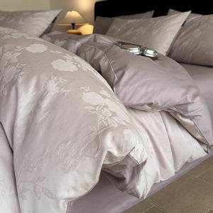Suxuan | Luxury All Cotton Damask Bedding 4-Piece Set