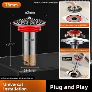 YEMO | Extended Drain Core for Bathroom with Anti-odor and Repair Function