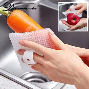 Dream Hunter Bàn Chải Làm Sạch Silicon Đa Năng Dụng Cụ Làm Sạch Khoai Tây Rau Củ Quả Dễ Dàng Đồ Dùng Nhà Bếp Gia Đình