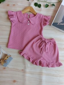 SETELAN ANAK PEREMPUAN USIA 1 -7 TAHUN BAHAN KNIT HORNET/ONESET  VIRAL ANAK PEREMPUAN BAHAN KNIT HORNET