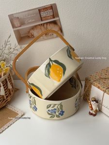 Gift High-Quality Portable Ceramic Fruit Basket