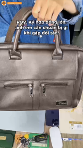 Cặp Doanh Nhân Xbags Lavish XB 4301 - Cặp Laptop Công Sở Cao Cấp Chống Nước Nhiều Ngăn Lịch Lãm Đi Làm Công Tác