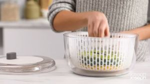 Rổ Quay Rau Thái Lát Đa Năng Joseph Joseph 4in1 Rổ Quay Rau Kiệt Nước Thiết Kế Tiện Lợi Đế Chống Trượt Phù Hợp Để Làm Salad Nhập Đức