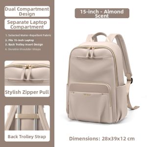 Golf | Female Travel Lightweight Large Capacity Backpack for Leisure Commuting Laptop Student