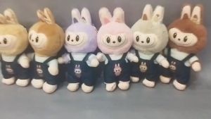 Keychain Ganci Labubu Baju Overall Gantungan Kunci Labubu