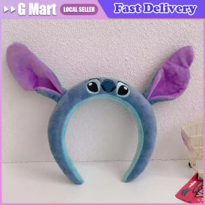 Baby Yoda Anime Headband Stitch Alien Cartoon Figure Cosplay Hair Band Children Plushy Hair Accessories Girls Woman Gift Lovely Stitch Plush Head Band Cartoon Anime Stitch Head Hoop Suitable For Women Wear Party headwear