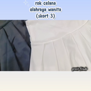 Skort Skirt Wanita Olahraga/Sport Rok Wanita Olahraga Volley Tennis Padel Golf/Skort3