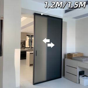 Floating Back Hidden Sliding Door Rail Set Ghost Concealed Soft Close Sliding Barn Door Track