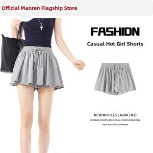 MiiOW | Short High Waist A-line Anti-Exposure Skirt for Petite Women