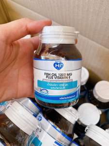 Hi plus  Fish Oil plus Vitamin E (น้ำมันปลาผสมวิตามินอี) 1 ขวด 30 แคปซูล สินค้าขายดี พร้อมส่ง