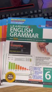 6 Books Learning English Grammar 1-6 English Childrens Learning Manual Home School Supplies Education in Singapore Books