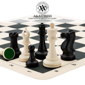 3.75in Portable Standard Competition Educational Chess Set