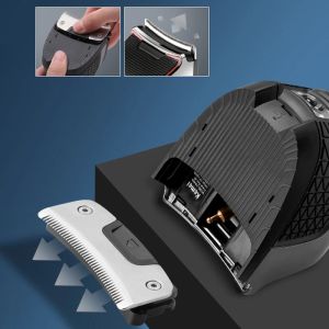 Kemei | Wet&Dry Self-Haircut Electric Beard Hair Trimmer For Men Grooming Shortcut Hair Clipper Washable Haircut Machine Rechargeable