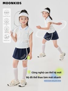 Moonkids | Bộ Đầm Tennis Cho Bé Gái 2 Mảnh Cảm Giác Mát Lạnh Khô Nhanh