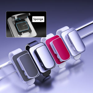 SEAMETAL Car Glasses Holder Sun Visor Storage Organizer Metal Eyeglasses Clip Hanger Universal Car Interior Accessories