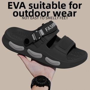 BUYANGSI | Soft Slipper Men Sandals Water-resistant Breathable Anti-slip Wear-resistant