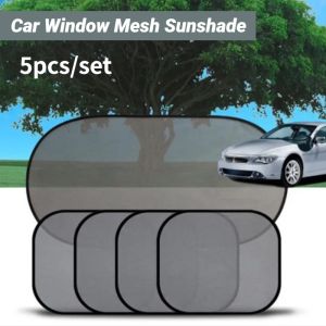【On Sale】5Pcs Che Nắng Xe cửa sổ xe hơi lưới Shading khối cách nhiệt chống ánh nắng mặt trời phía sau khối