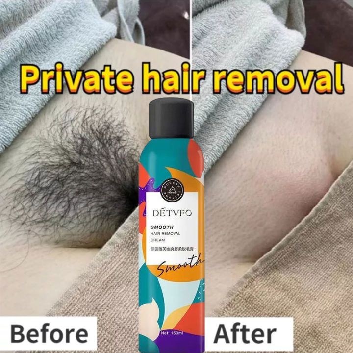 DETVFO hair removal spray fast and gentle body painless hair removal