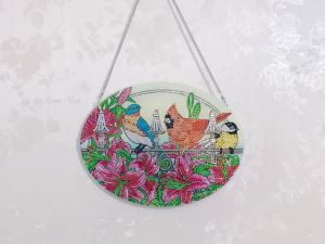 1pc/Set DIY Butterfly Diamond Painting Door Hanging Diamond Art Painting Kits Welcome Signs Birds Diamond Art Window Ornaments