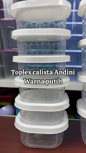 [CALISTA ANDINI] FOOD CONTAINER  TOPLES PLASTIK ANEKA CEMILAN WADAH PENYIMPANAN MAKANAN SET