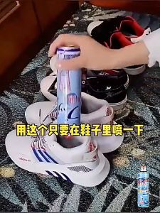 Japan Style Improved Formula Deodorize Shoe Spray Nano Silver Anti Bacterial Shoe Deodorizer