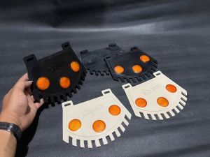 Karet air penahan lumpur belakang mudlaf vespa model Mata kucing cat eye New terbatu murah hitam putih elastis super sprint vbb dsb bagus murah grosir eceran