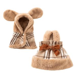 SHENJINGMAO | Warm Dress Style with Bow Tie Pet Cat Clothes