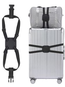 Travel Bag Cross-Bound Strap Elastic Security Fixed Binding Band Luggage Protection Loosen Tighten Portable Outdoor Gear