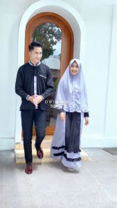 Couple pasangan lebaran 2025 muslim suami istri gamis koko sarimbit family bahan toyobo adem family couple