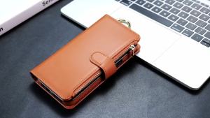 szhaiyu | Ring Lanyard Zipper Leather Wallet Cover for Samsung Galaxy A73 A72 A71 A57 A56 A55 Ultra Edge S26 S25 S23 S24 Fe Plus A16 Cover