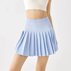 2023 mùa hè quần vợt váy xếp ly thể thao nửa váy ôm sát phụ nữ trăm chống bóng giả hai mảnh bên ngoài nửa váy ôm sát