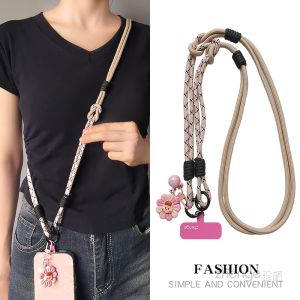 Long Crossbody Phone Lanyard Outdoor Camera Mobile Phone Anti-Loss Chain Creative Bee Shell Multi-Functional Carrying Design