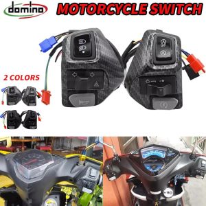 Domino HandleSwitch With Hazard Light Fit  Aerox / Mio soul / Mio Mxi / Mio Sporty Motorcycle Switch
