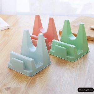 Kitchen Countertop Situated Pot Lid Holder Home Use Cutting Board Spatula Storage Rack Vegetable Plate Placement Holder