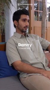 [NEW ARRIVAL] Coop Design - Danny Kemeja Casual Lengan Pendek Dobby Doflin Pria