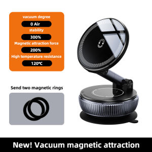 Upgraded Vacuum Magnetic Phone Holder Stand for Magsafe Suction Cup Phone MountAdjustable Swivel Lock for Your Car/Gym/Mirror