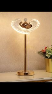 Luxury Crystal Desk Lamp Creative Nordic Dimming Color Table Light Villa Bedroom Bedhead Fixture