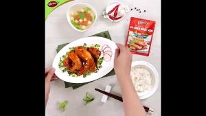 Gia Vị Gà Chiên Nước Mắm Barona 80g ướp ngon chuẩn vị không cần nêm nếm