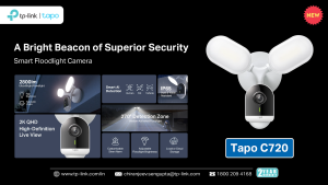 TP-Link Tapo C720 2K QHD Smart Floodlight Camera | Motion-Activated Floodlight | Smart AI Detection | Support Up To 512GB