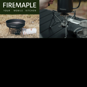 FIREMAPLE Trident Foldable Portable Butane Stove