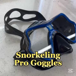 Professional Adults Wide View Tempered Snorkeling Glass For Swimming & Diving