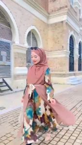 LALEESA Set Islah Retro Parisienne Dress And Suit Muslimah Set Wear