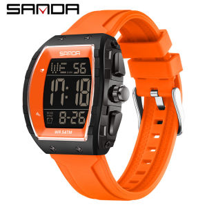 Sanda Đồng hồ thể thao Cho Nam Nữ Thanh Thiếu Niên Đồng hồ học sinh 50M Không Thấm Nước 2 Lần Đồng hồ điện tử Với đồng hồ đếm ngược Đồng hồ bấm giờ báo thức Tuần Ngày Quà tặng Trung tính