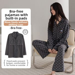 Padded No-Show Bra Sleepwear Set