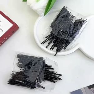 50pcs Hair Clip Black Hairpins Curly Wavy Grips Hairstyle Hairpins Bobby Pins Styling Hair Accessories