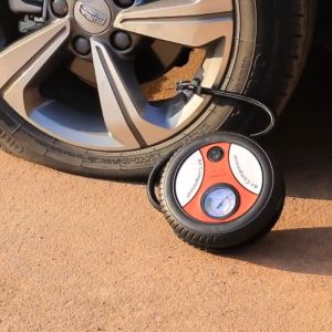 Portable Mini Tire Inflator (Tyre Pump) (Pam Tayar) DC 12V