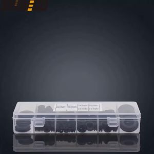 STONEGO 180Pcs/Box Rubber Grommet Assortment Kit Rubber Hole Grommet O Ring Set 1/4" 5/16" 3/8" 7/16" 1/2" 5/8" 7/8" 1"