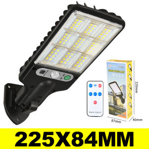 Solar Outdoor Wall Light Solar Street Light Outdoor Waterproof LED Light with Remote Control Solar Powered